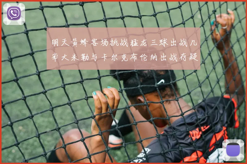 明天黄蜂客场挑战猛龙三球出战几率大米勒与卡尔克布伦纳出战存疑
